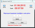 Bilgisayar Zaman Ayarlı Otomatik Kapatma Programı